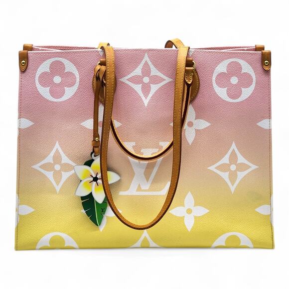 Louis Vuitton OnTheGo Tote By The Pool Monogram Giant GM Pink - Picture 3 of 10